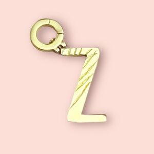 Gorjana Parker 18K Gold Plated Charm Initial Z